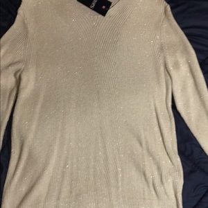 NWT Chap’s Sparkle Long Sleeve Sweater Size 1X